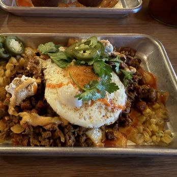 Vic & Al's - Sweet Potato Chorizo Hash - Cajun/Creole Near Me - Austin, Texas Vic & Al's - Sweet Potato Chorizo Hash - Cajun/Creole Near Me - Austin, Texas