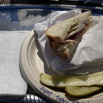 Waterfront Deli - Sandwich view 2... on a silver platter! - Delis Near Me - Alameda, California