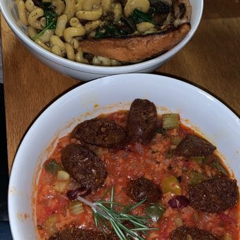 Seva Detroit - Vegan Pasta alla Bosca & Vegan Jambalaya - Vegetarian Near Me - Detroit, Michigan Seva Detroit - Vegan Pasta alla Bosca & Vegan Jambalaya - Vegetarian Near Me - Detroit, Michigan