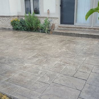 LCI Concrete - Colored and stamped patio Shorewood, IL - Masonry/Concrete Near Me - Plainfield, Illinois