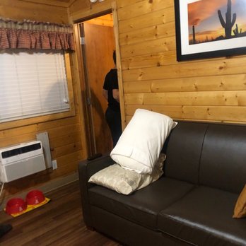 Albuquerque Central KOA - Pull out sofa bed - entrance to master - Campgrounds Near Me - Albuquerque, New Mexico
