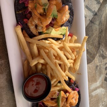 Park Cafe - Volcano Shrimp Tacos. So delicious! - American Near Me - Litchfield Park, Arizona Park Cafe - Volcano Shrimp Tacos. So delicious! - American Near Me - Litchfield Park, Arizona