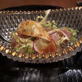 Wakuriya - Amberjack sashimi salad - Japanese Near Me - San Mateo, California