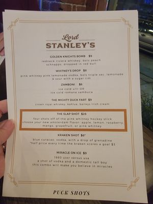 Lord Stanleys by null