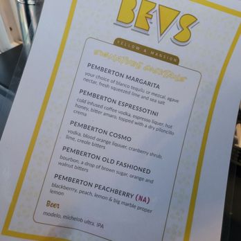 The Pemberton - Drink menu - Food Trucks Near Me - Phoenix, Arizona The Pemberton - Drink menu - Food Trucks Near Me - Phoenix, Arizona