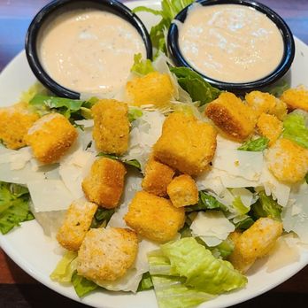 LongHorn Steakhouse - Ceasar Salad with Bread & Butter - American Near Me - Chesapeake, Virginia