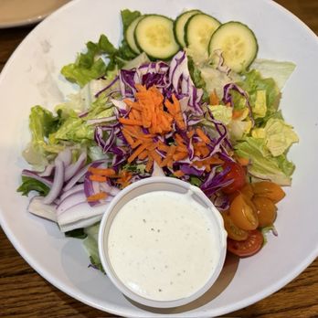 The Pump House - House Mixed Greens Salad - Seafood Near Me - Fairbanks, Alaska The Pump House - House Mixed Greens Salad - Seafood Near Me - Fairbanks, Alaska