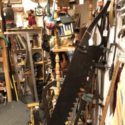 Back In The Day Antique Mall - Look at that great ice saw. Beautiful condition.