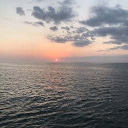 Sunset in the Gulf. Sunset in the Gulf.