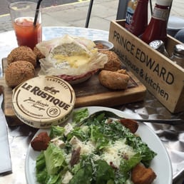 Camberent cheese (£10.5) salad (£6.5)