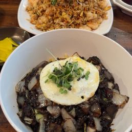 Jjajang Myun Regular, shrimp Fried Rice Jjajang Myun Regular, shrimp Fried Rice