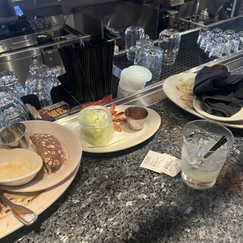 Black Angus Steakhouse - Dirty plates - Steakhouses Near Me - Chandler, Arizona
