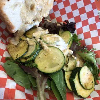 Zambra Fusion Cafe - The Loaded Mediterranean Sandwich/ Vegan-Vegetarian - Asian Fusion Near Me - Corpus Christi, Texas