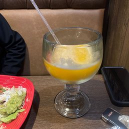 Mango & peach margarita. Mango & peach margarita.