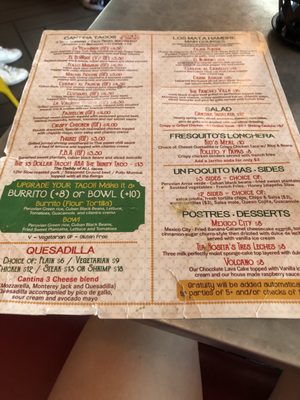 Menu photo 3 Fresco's Cantina Astoria, NY Menu photo 3 Fresco's Cantina Astoria, NY