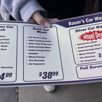 Bauer's Car Wash - Prices - Car Wash Near Me - Citrus Heights, California