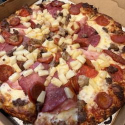Stone Fire Pizza - Meat Lovers with Pineapple