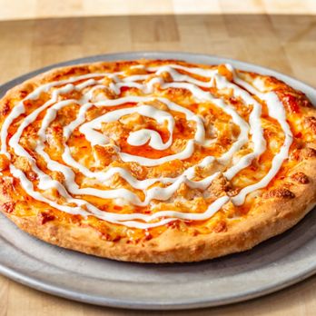 Bruno's Pizza 16 Acres - Personal 10" Sweet Chili Chicken Pizza - Mozzarella, Thai Sweet Chili Sauce, Grilled or Crispy chicken, and a drizzle of Ranch - Pizza Near Me - Springfield, Massachusetts