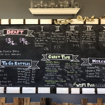 de Garde Brewing - 7/21/17's offerings. - Breweries Near Me - Tillamook, Oregon