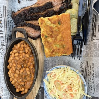 Chefry's Blue Smoke BBQ - a tray of food - Barbeque Near Me - Mooresville, North Carolina