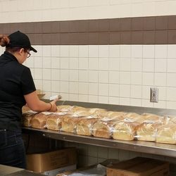 Albertsons Market - My duckie hard at work..