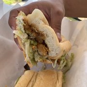Photo of Mike Serio's Poboys - New Orleans, LA, United States. Fried Shrimp Po Boy