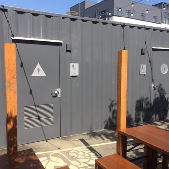 Fieldwork - Awesome use of storage containers. Part 1 - Beer Bar Near Me - San Mateo, California
