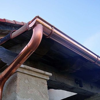 AAA Gutter Company - Half Round Copper Gutter - Gutter Services Near Me - Houston, Texas