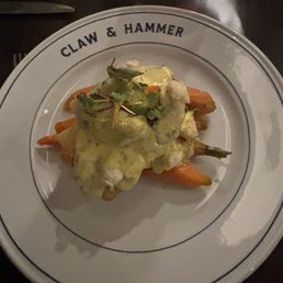 Halibut with lump crab