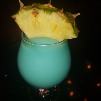 Lost & Found - Blue Hawaii frozen drink - Cocktail Bars Near Me - Houston, Texas