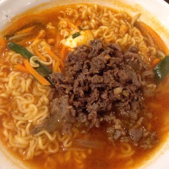 Korean Express - Spicy ramen with bulgogi - Korean Near Me - New York, New York Korean Express - Spicy ramen with bulgogi - Korean Near Me - New York, New York