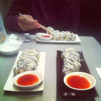 Sushi Kotobuki - Cream Cheese Chicken Fushion sushi - Highly recommended - Sushi Bars Near Me - East Brisbane, QLD Sushi Kotobuki - Cream Cheese Chicken Fushion sushi - Highly recommended - Sushi Bars Near Me - East Brisbane, QLD