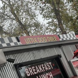 Exterior outside entrance of Little Dog Diner - Norfolk, Virginia Exterior outside entrance of Little Dog Diner - Norfolk, Virginia