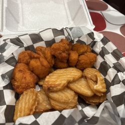 "Bee sting boneless wing"