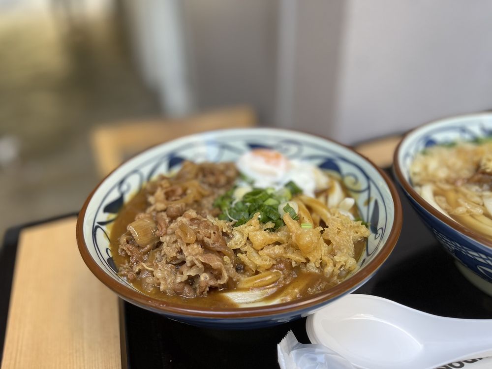 Food from Marugame Udon