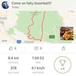 1000 Steps - Not sure if fitness was the main reward!