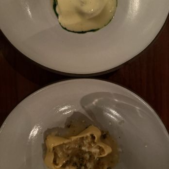 Boka - 2nd course: Roasted scallops & duck leg tortelli - New American Near Me - Chicago, Illinois Boka - 2nd course: Roasted scallops & duck leg tortelli - New American Near Me - Chicago, Illinois