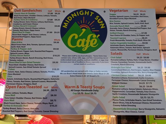 Menu photo 3 Midnight Sun Cafe Anchorage, AK
