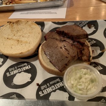 Thatcher's Barbeque & Grill - Brisket Sandwich - Barbeque Near Me - Trenton, Georgia Thatcher's Barbeque & Grill - Brisket Sandwich - Barbeque Near Me - Trenton, Georgia