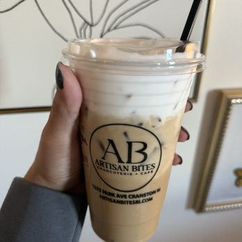 Artisan Bites - Pistachio iced latte with pistachio cold foam - Food Delivery Services Near Me