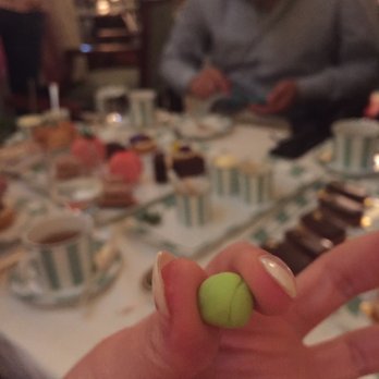 Claridge's - Cute little tennis ball candy that tasted like marzipan to celebrate Wimbledon!!! - Hotels Near Me - London, XGL Claridge's - Cute little tennis ball candy that tasted like marzipan to celebrate Wimbledon!!! - Hotels Near Me - London, XGL