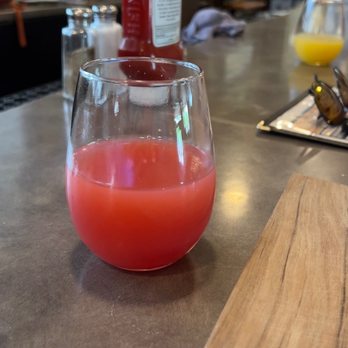 The Depot Restaurant - Cranberry orange mimosa and orange mimosa - Gastropubs Near Me - Green Bay, Wisconsin