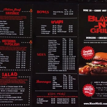 Blaze-N-Grill - Burgers Near Me - Chicago, Illinois