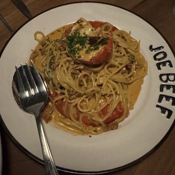 Joe Beef - Lobster Spaghetti - Seafood Near Me - Montreal, Quebec