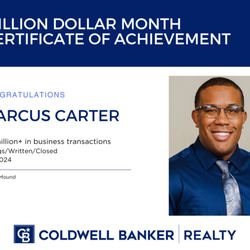 Marcus Carter Realty, L.L.C. - Another Million Dollar Month!