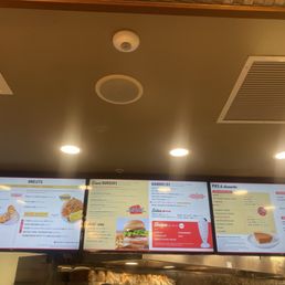 The menu
