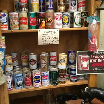Cambridge Antique Market - These old beer cans would look great displayed above any home bar! - Antiques Near Me - Cambridge, Massachusetts Cambridge Antique Market - These old beer cans would look great displayed above any home bar! - Antiques Near Me - Cambridge, Massachusetts