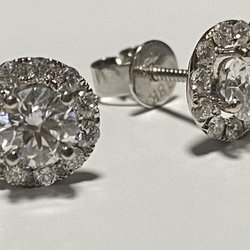 My halo earrings