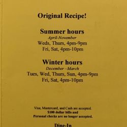Stein Brothers Pizza - Menu cover, as of January 21, 2023