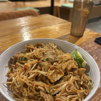 Malai Thai Street Eats - Pad Thai with Beef and Pork - Thai Near Me - Houston, Texas
